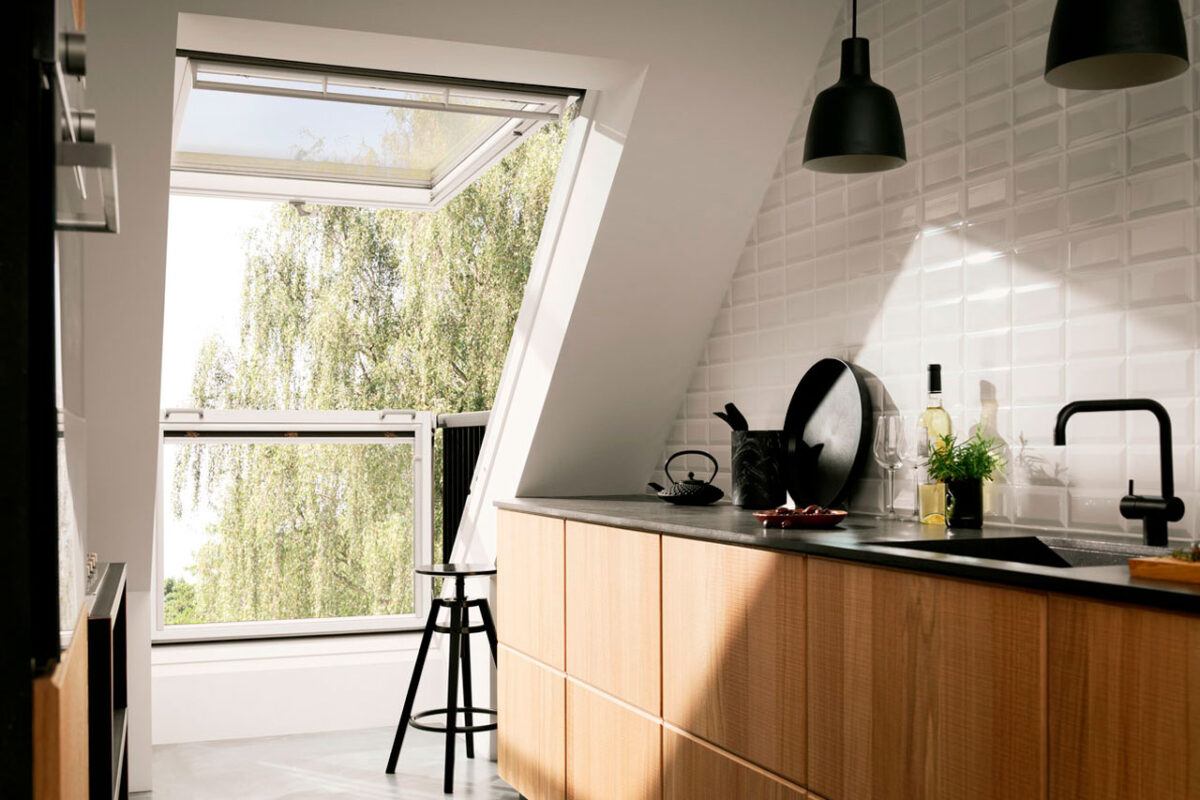 Cabrio dakvenster in appartement plaatsen